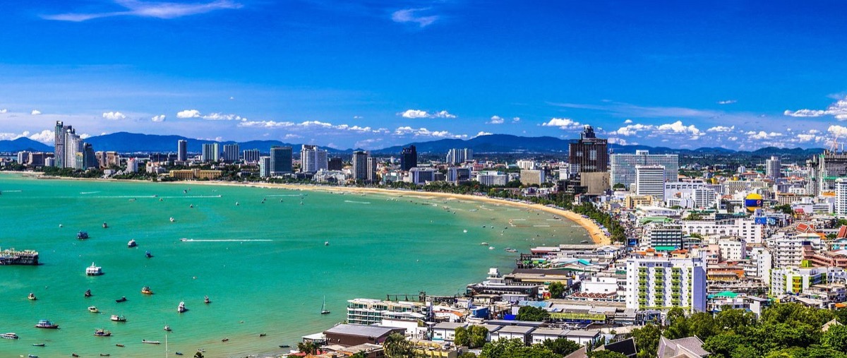 Pattaya, Thailand coastline